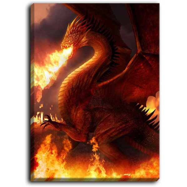 Dianochedesigns Lord Of The Dragons Oil Painting Print On