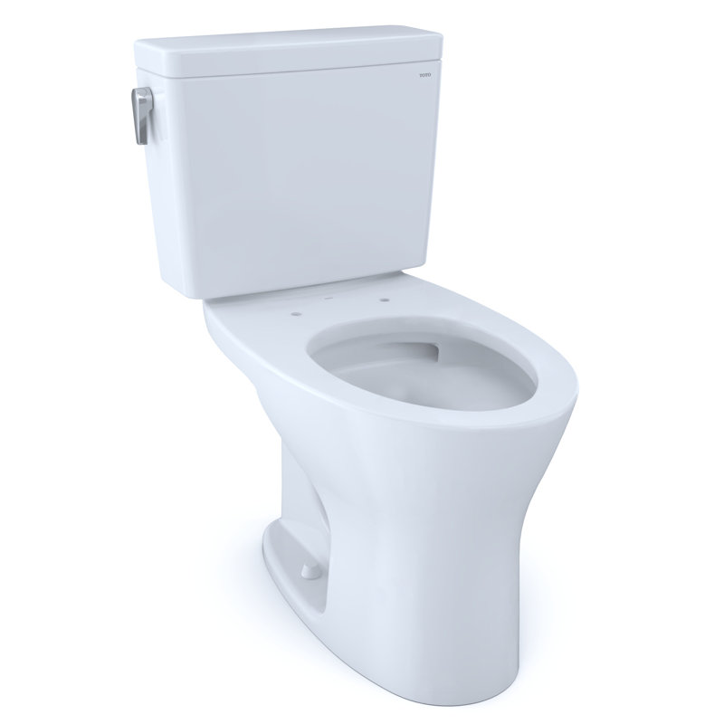 Toto Drake® Dual-Flush Elongated Two-Pieces Toilet with ...