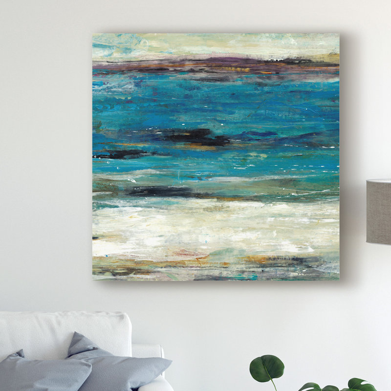 East Urban Home Sea Breeze Abstract Ii Acrylic Painting Print On