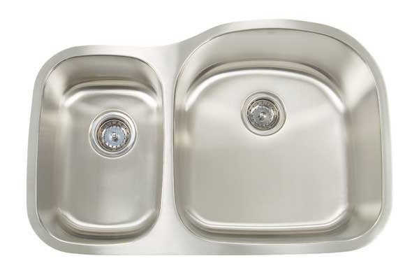 AR3220D97R-D Premium Series 31.125" L x 20.5" W Double Bowl Undermount Kitchen Sink