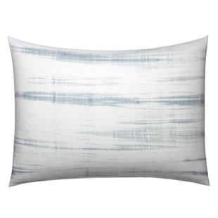 1 Simply Vera Wang Pillow Sham w// Stitching Standard ~ Charcoal Gray ~ 20 x 26