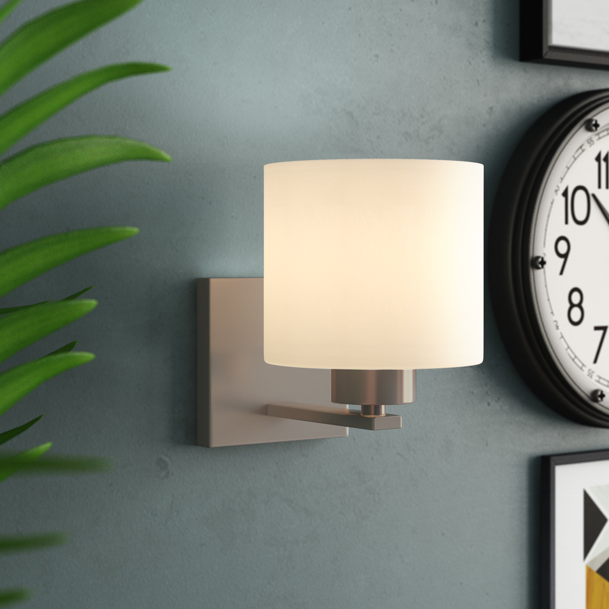 Zipcode Design Cedartown 1 Light Armed Sconce Reviews Wayfair