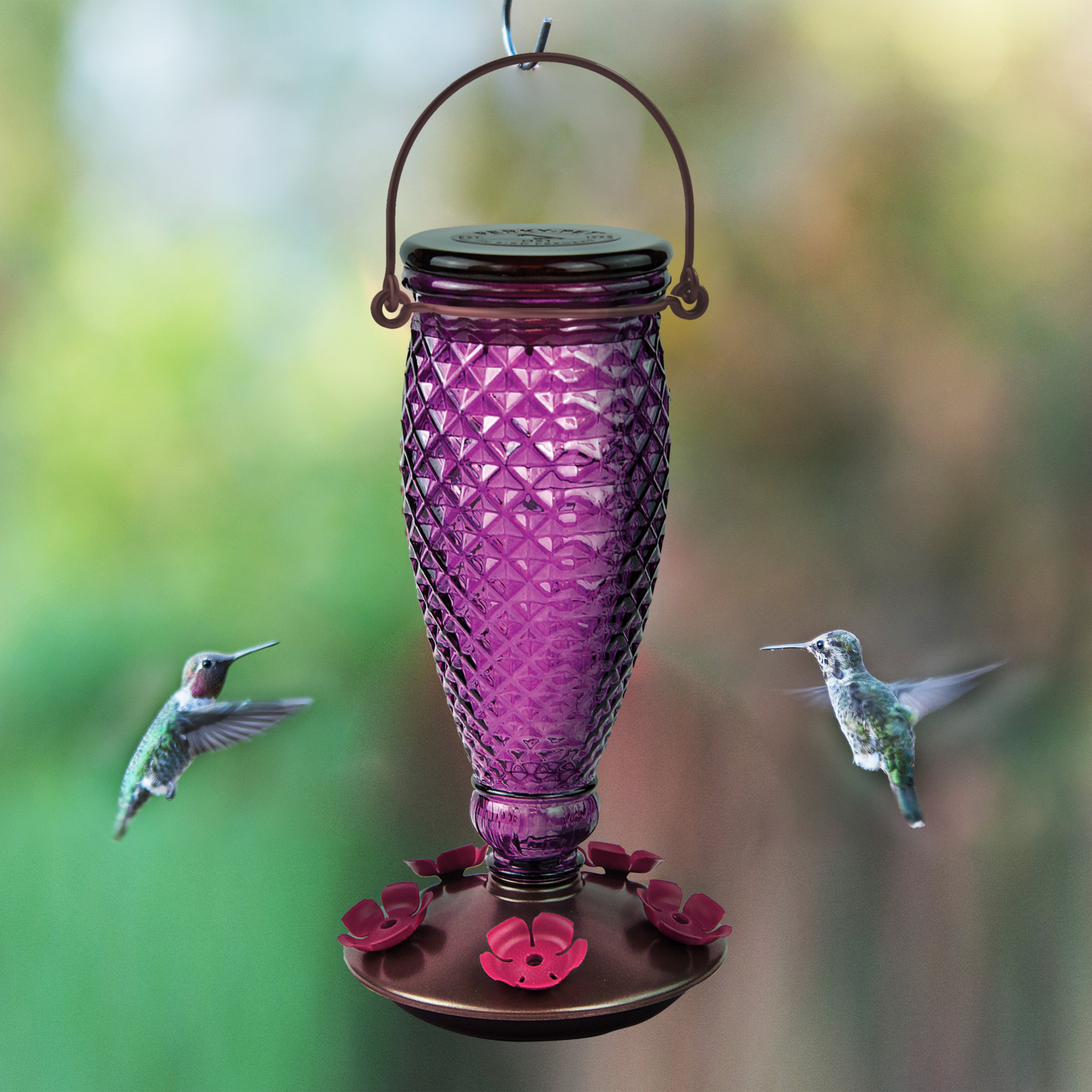 Free standing hummingbird feeder stand - turbomong