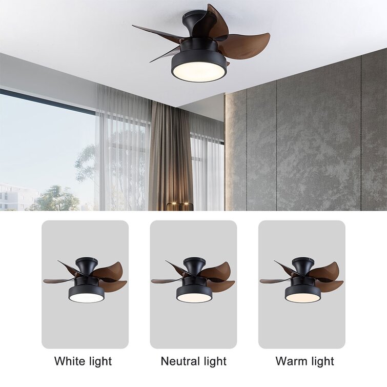 Ceiling Fans with Lights 48W Unique Ceiling Fan with Remote Control,Dimmable Led Ceiling Light from Warm Light to Cool Light Ceiling Fan Light with Timer Function and 6 Wind Speeds