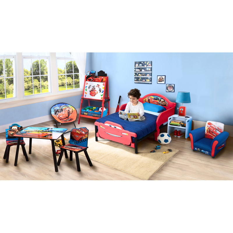 Cars Disney Pixar Cars Children S Toy Storage Bench And Desk