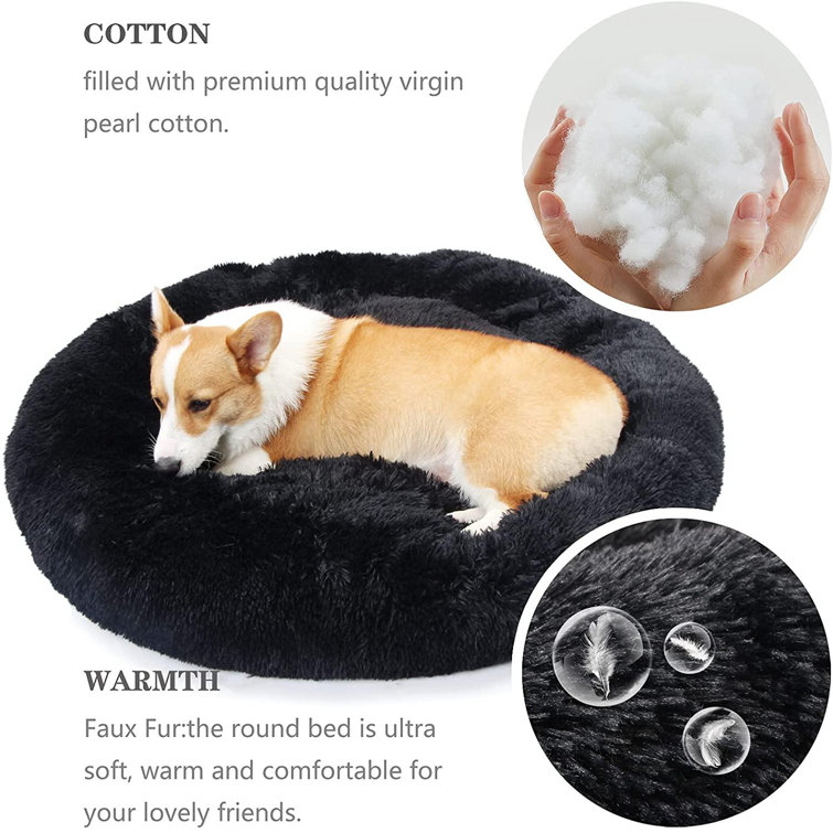donut shaped dog bed
