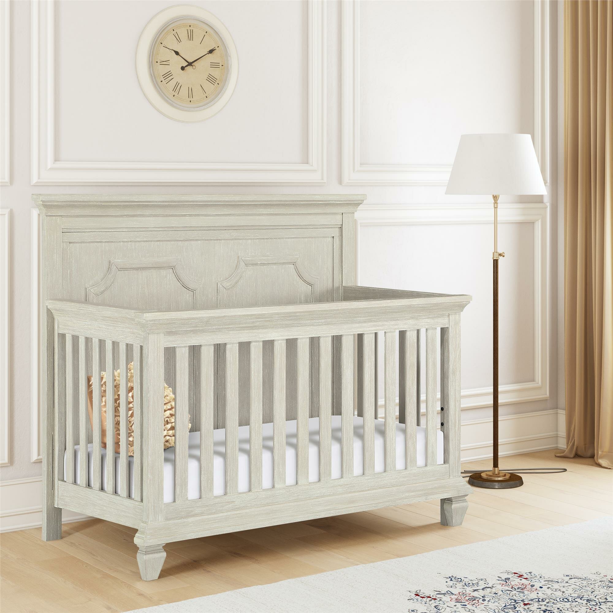 Harriet Bee Crabtree 5 In 1 Convertible Crib Wayfair