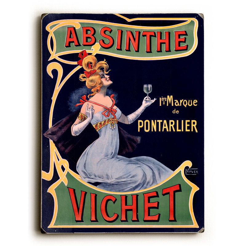 Absinthe Vichet Wine Graphic Art