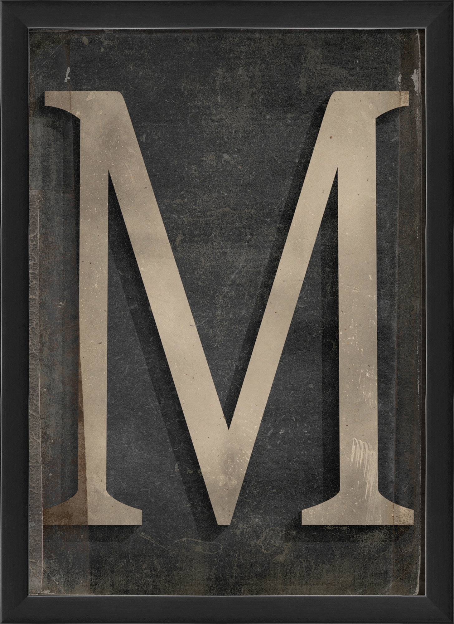 Williston Letter M Picture Frame Textual Art & Reviews Wayfair