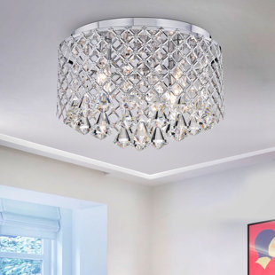Flush Mount Lighting You Ll Love Wayfair Delanie 4 Light Led Flush Mount