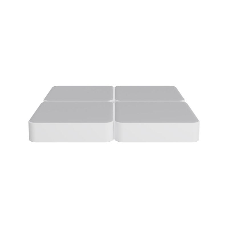 Fully Assembled Traditional Box Spring/Foundation For Mattress Profile (Box Spring Height): Low Profile (4"), Size: Full