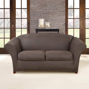 Ultimate Stretch Box Cushion Loveseat Slipcover