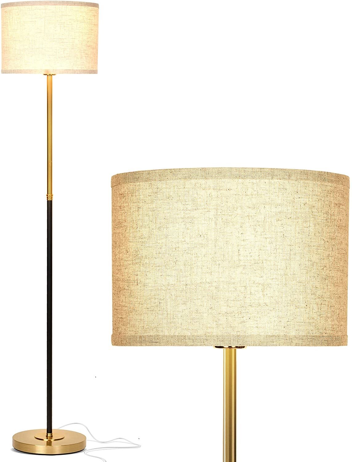 ochre standing lamp