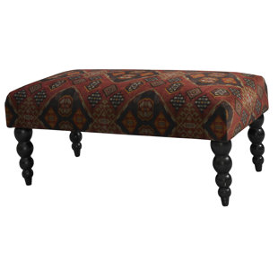 Go to store & view more images Bungalow Rose Lolita Print Upholstered Bench
