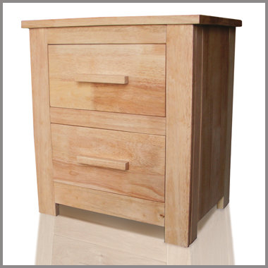 2 Drawer Bedside Table Brayden Studio Finish: Oak