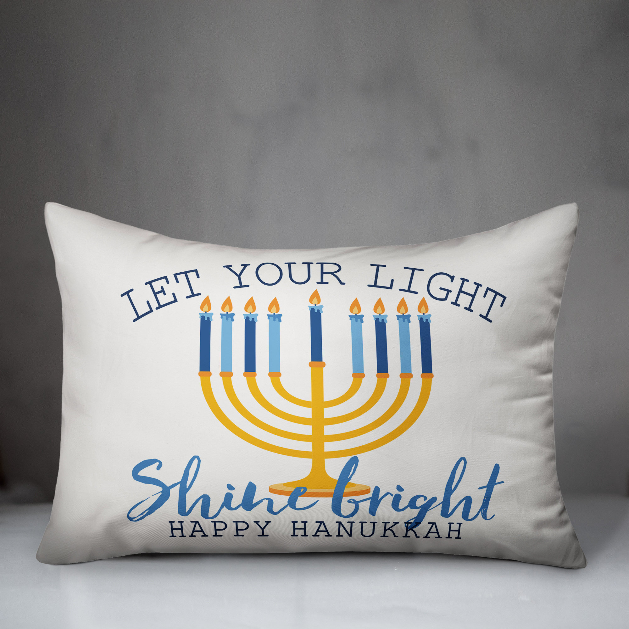 The Holiday Aisle Dillon Let Your Light Shine Bright Lumbar Pillow