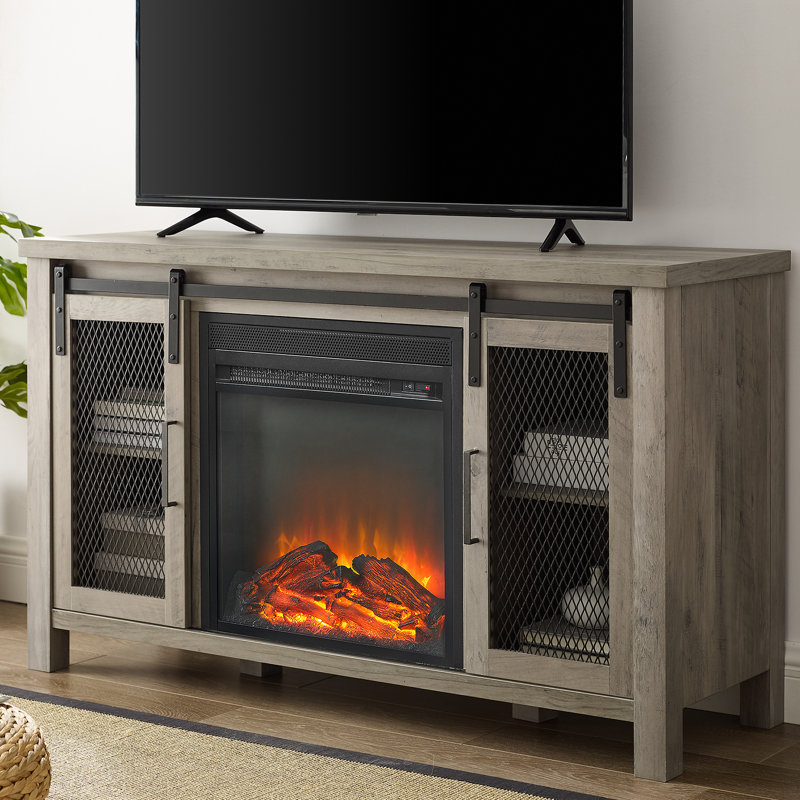 Mahan Tv Stand For Tvs Up To 55 Inches With Fireplace Included