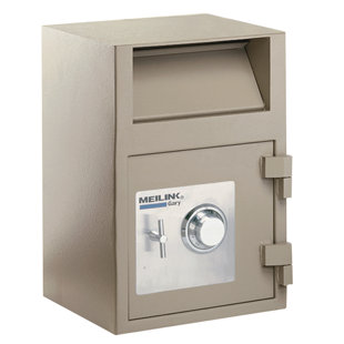 Front Loading Depository Safe with Key Lock by