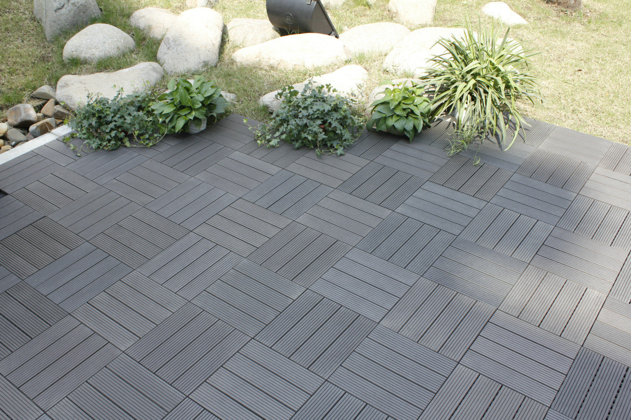 Naturesort Bamboo Composite 12 X Deck Tiles In Grey Reviews Naturesort Bamboo Composite 12 X Deck Tiles In Grey Reviews Wayfair