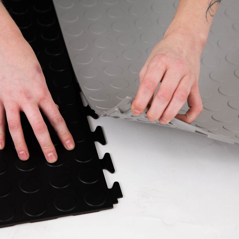 Flooringinc Coin Flex Nitro 20 5 X 20 5 Garage Flooring Tiles Wayfair