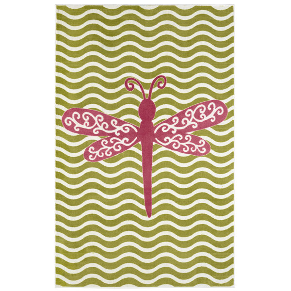Viv Rae Brynn Dreamy Dragonfly Area Rug Reviews Wayfair