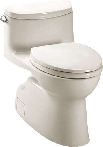 Toto Carolina High Efficiency 1 28 Gpf Elongated One Piece Toilet