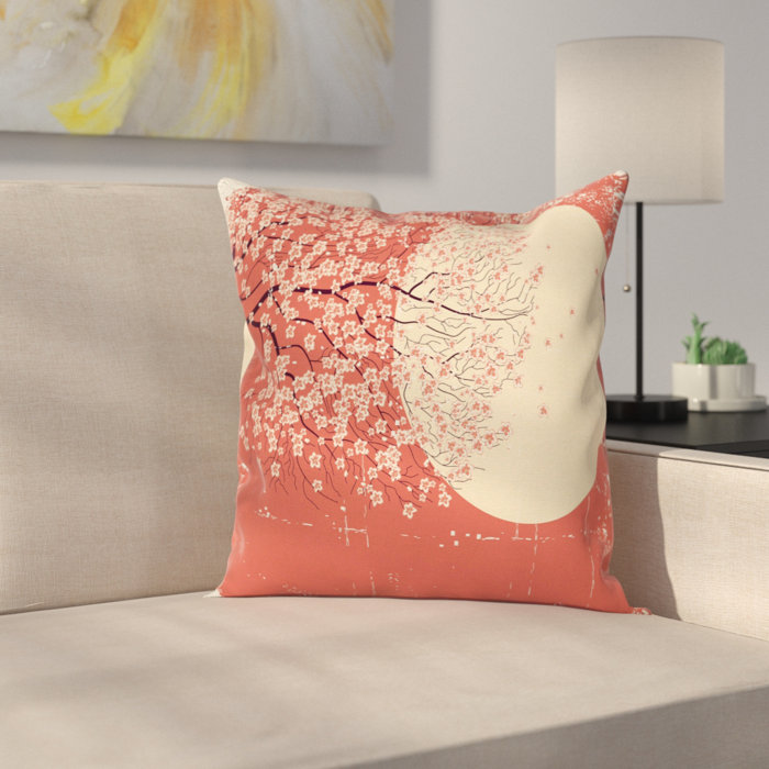 18 By 18 Inch Deny Designs Amy Sia Ikat Tangerine Outdoor Throw