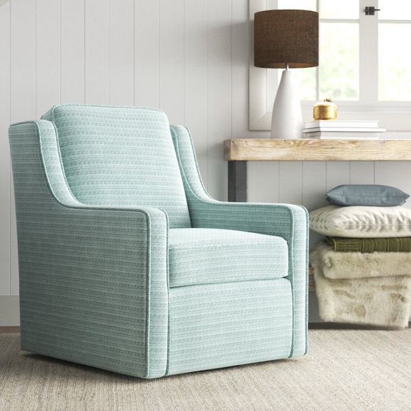 aqua blue armchair