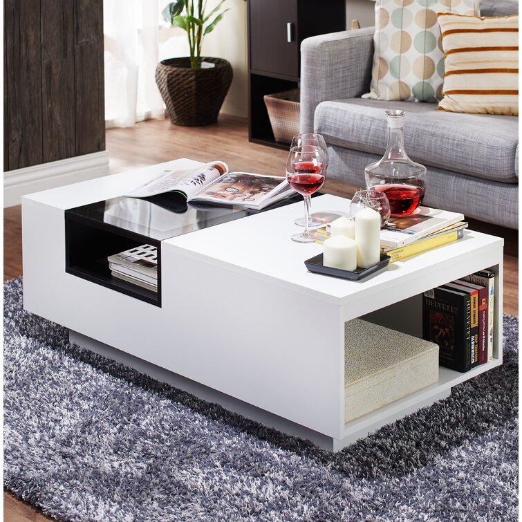 desk with bookshelves on each side