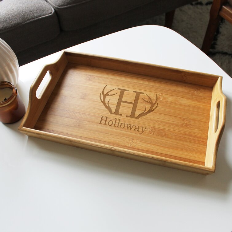 Millwood Pines Mccane Laser Engraved Serving Tray | Wayfair.ca