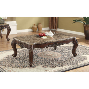 Go to store & view more images Rockmart Scalloped Living Room Coffee Table by Fleur De Lis Living