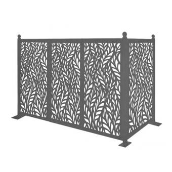 E Joy 4 5 Ft H X 6 5 Ft W Freestanding Metal Fence Panel Wayfair