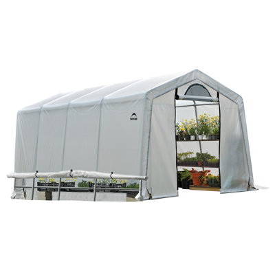 GrowIT Greenhouse-in-a-Box Peak 10 x 20 ft. Greenhouse