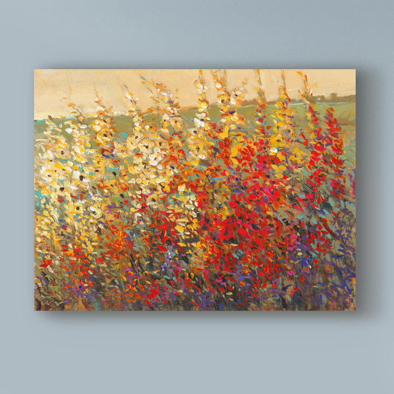Winston Porter Field Of Spring Flowers I Acrylic Painting Print