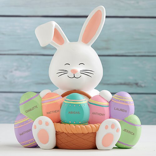 Personalization Mall Easter Bunny Personalized 3-D Resin Shelf Sitter ...