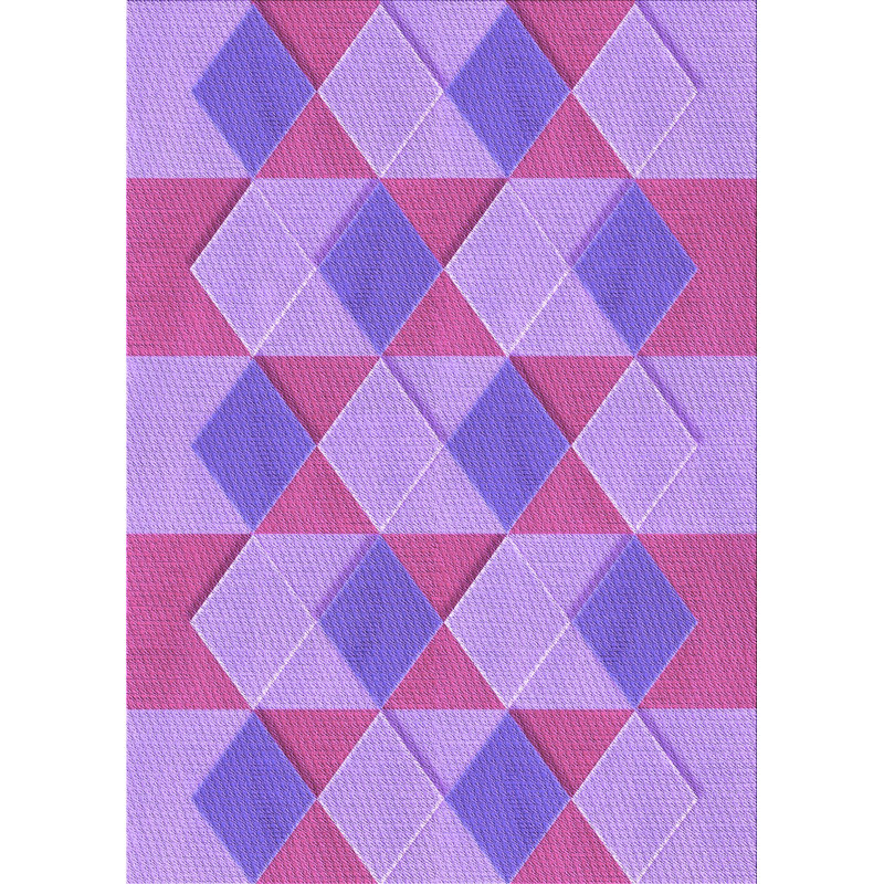East Urban Home Chay Wool Purple Light Pink Area Rug Wayfair
