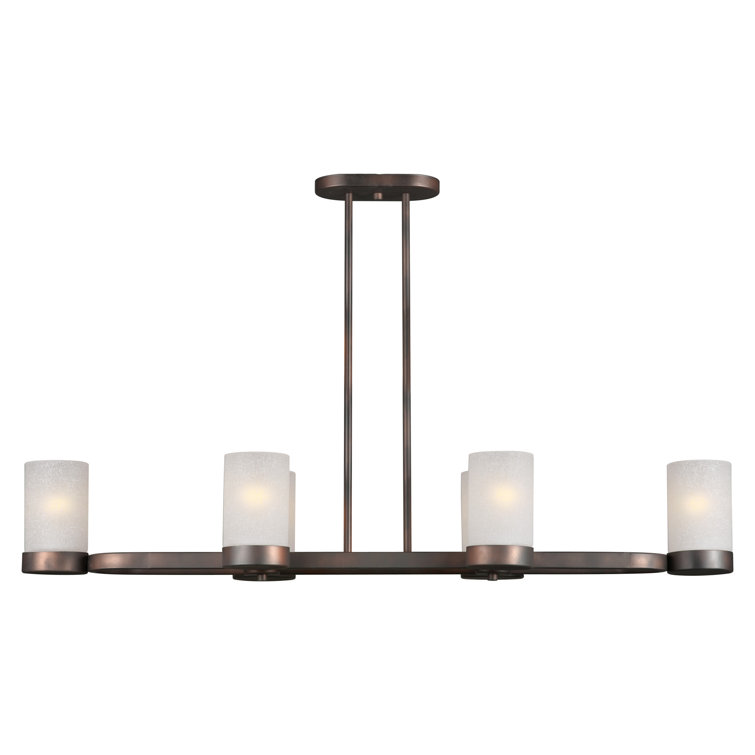 Red Barrel Studio Izaki 6 Light Kitchen Island Linear Pendant Wayfair
