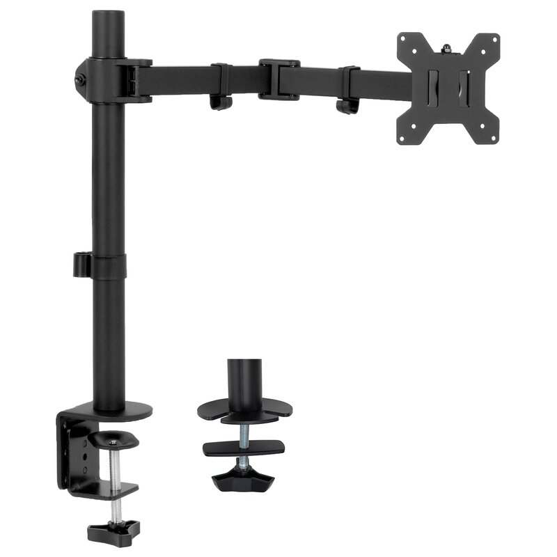 VIvo Full Motion Single Height Adjustable Pole Mount | Wayfair.ca