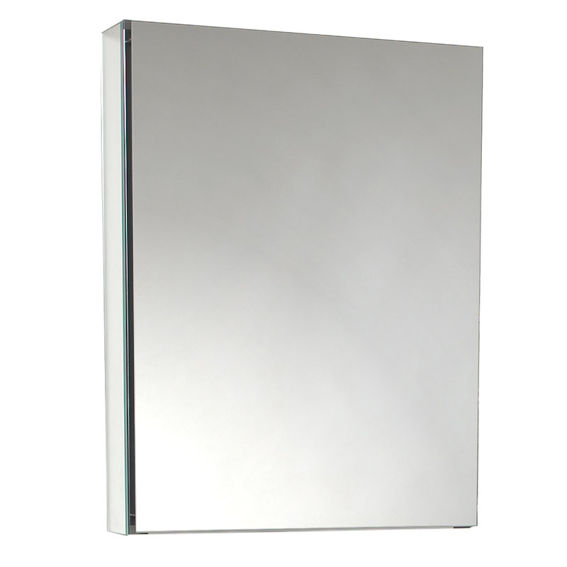Recessed Or Surface Mount 1 Door Frameless Medicine Cabinet Reviews Allmodern