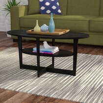 oval coffee table wayfair