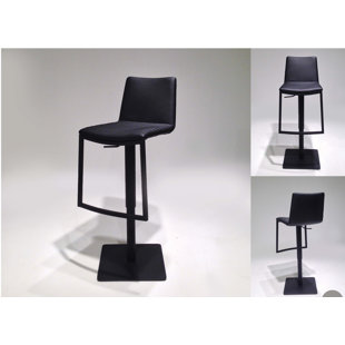 Raven Adjustable Height Swivel Bar Stool by Mobital