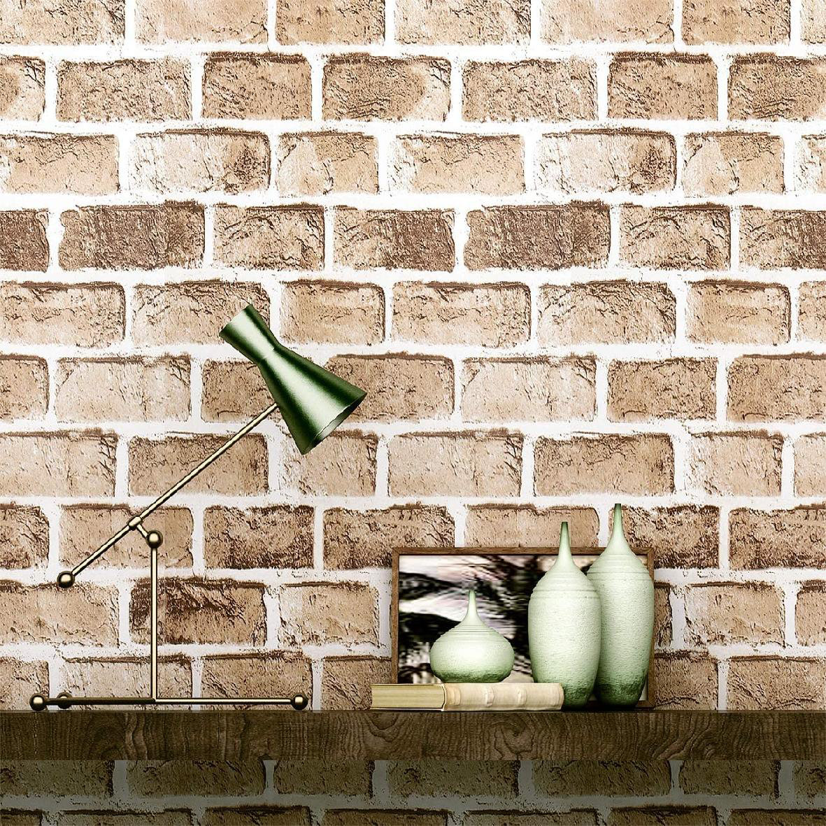 Ivy Bronx Aalani Peel & Stick Brick Wallpaper Wayfair