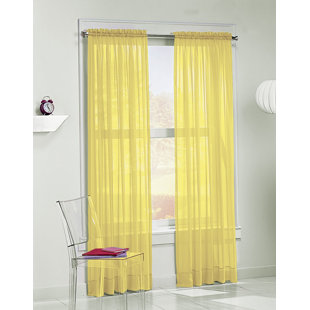 Bright Yellow Curtains Wayfair