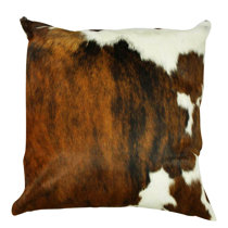 cowhide couch pillows
