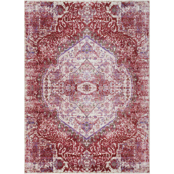 Bungalow Rose Almaraz Distressed Bright Pink Purple Area Rug Bungalow Rose Almaraz Distressed Bright Pink Purple Area Rug Wayfair