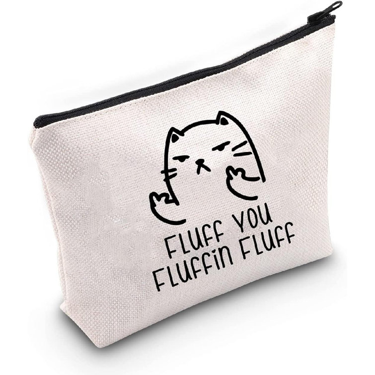 fluff cosmetic bag