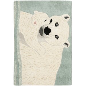 Wilderness Blue/Ivory Novelty Area Rug