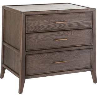 Go to store & view more images Hudson 3 Drawer Nightstand by Brownstone Furniture
