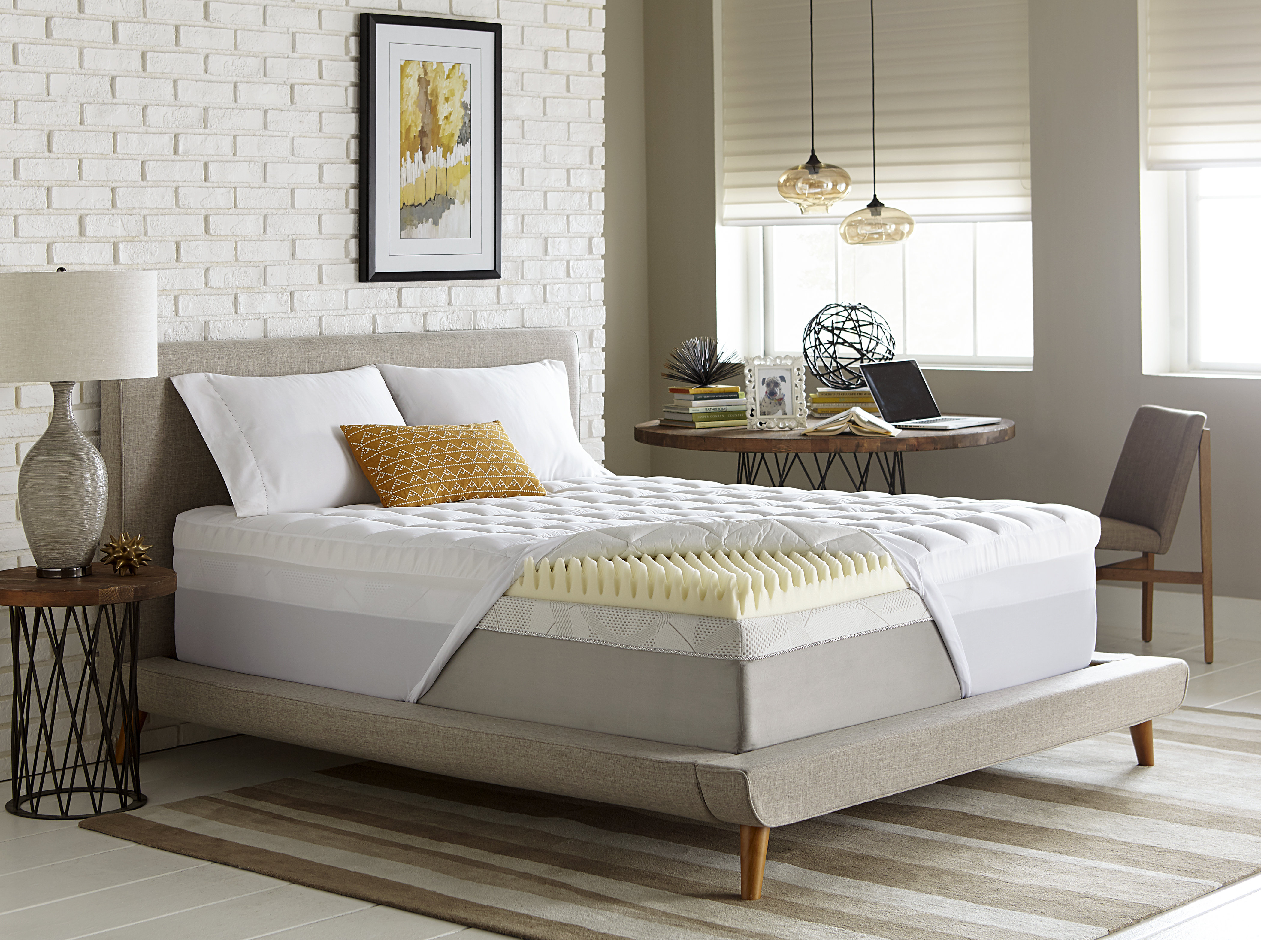 5.5 memory foam mattress topper