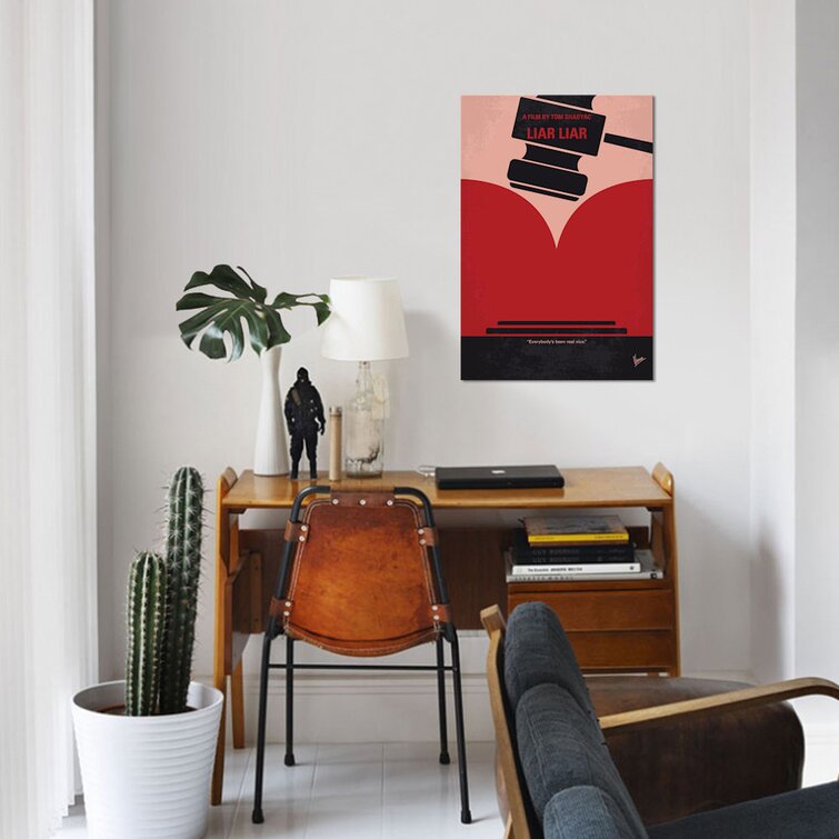 East Urban Home Liar Minimal Movie Poster By Chungkong Gallery Wrapped Canvas Giclee Wayfair